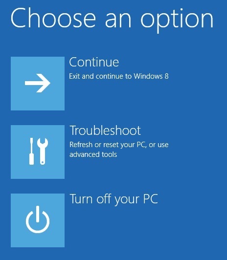 Windows 8 démarrage