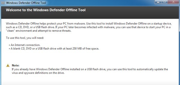 Windows Defender déconnecté