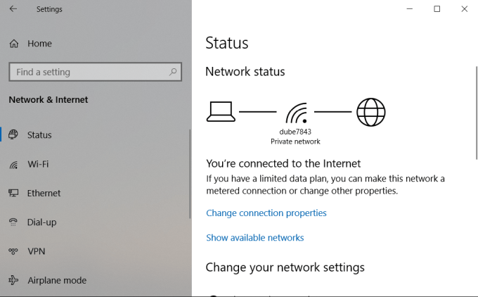 votre connexion internet