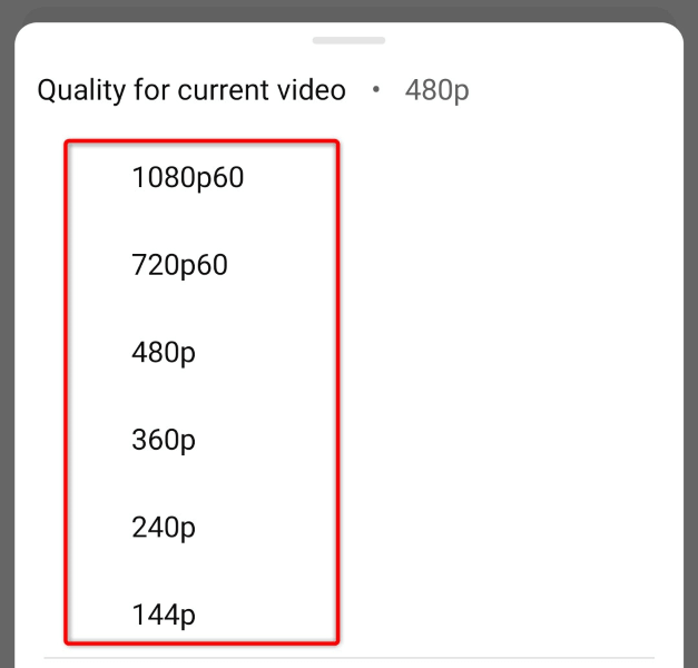 Modifiez manuellement la qualité de lecture de votre vidéo YouTube image 2
