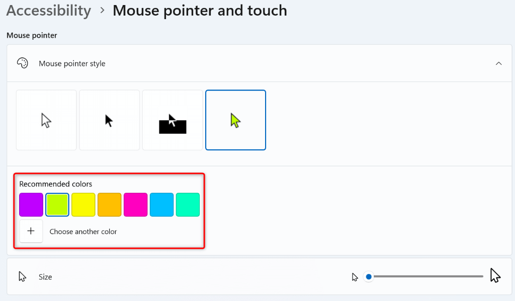 Changer la couleur de votre curseur sous Windows image