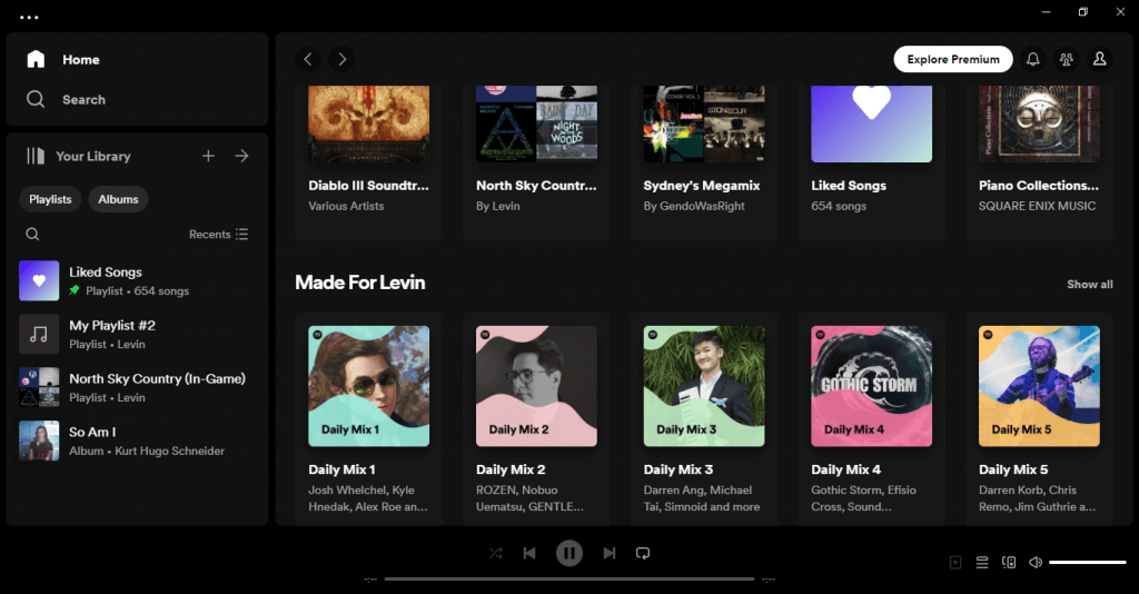 Comment mélanger une liste de lecture Spotify sur le bureau image